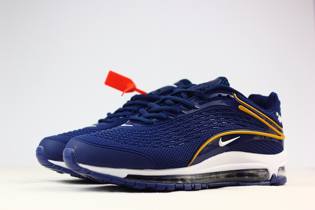 Nike Air Max Deluxe OG 1999 Blue Yellow White Shoes - Click Image to Close